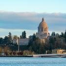 A view of the Washington State Capitol